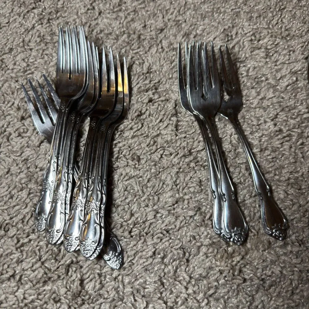 Oneida Flatware Set 57 Pc Silver Vintage Silverplate Silverware Replacements Lot